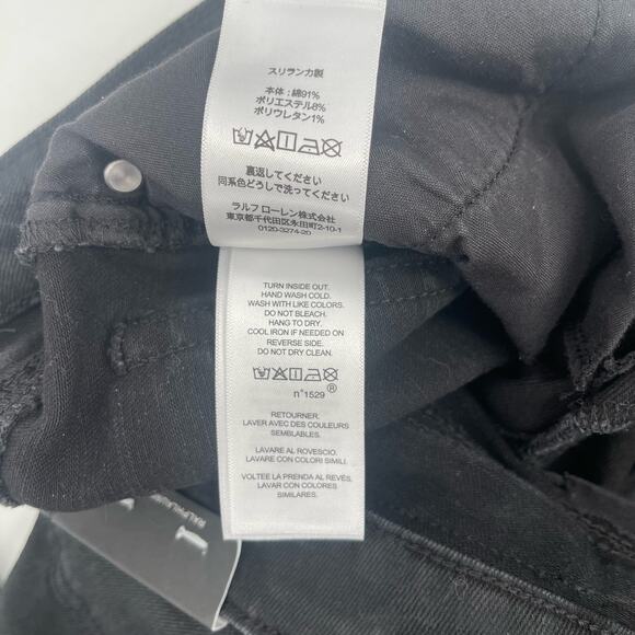 LAUREN RALPH LAUREN Jeans Size 27 / 4 NWT Denim High Rise Skinny Ankle Lace Up - Picture 11 of 11